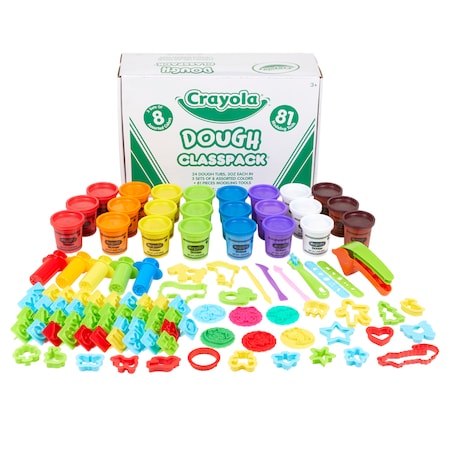 Crayola Crayola Classpack Dough with Clay Tools, PK 105 BIN570172